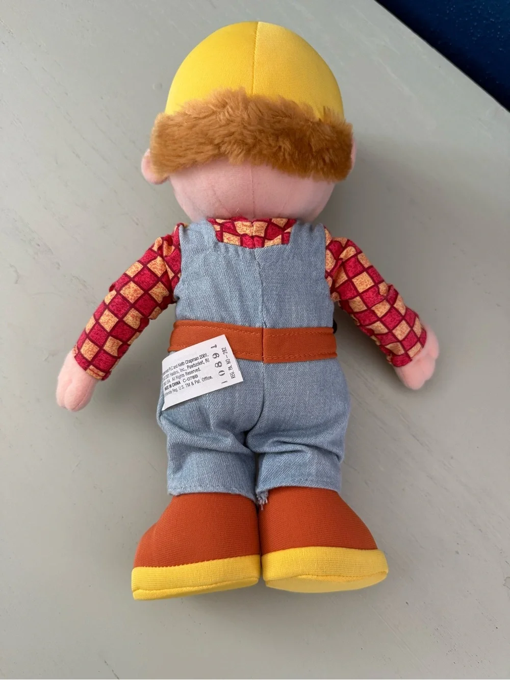 Vintage 2001 Hasbro Bob the Builder Playskool Plushie Stuffed Animal 11